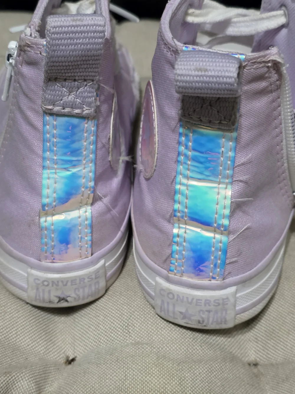 Converse KIDS  Higt-top Gliter Sneaker In Pink Us3d Size 2